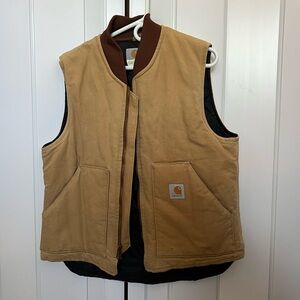 Carhartt Brown Work Vest